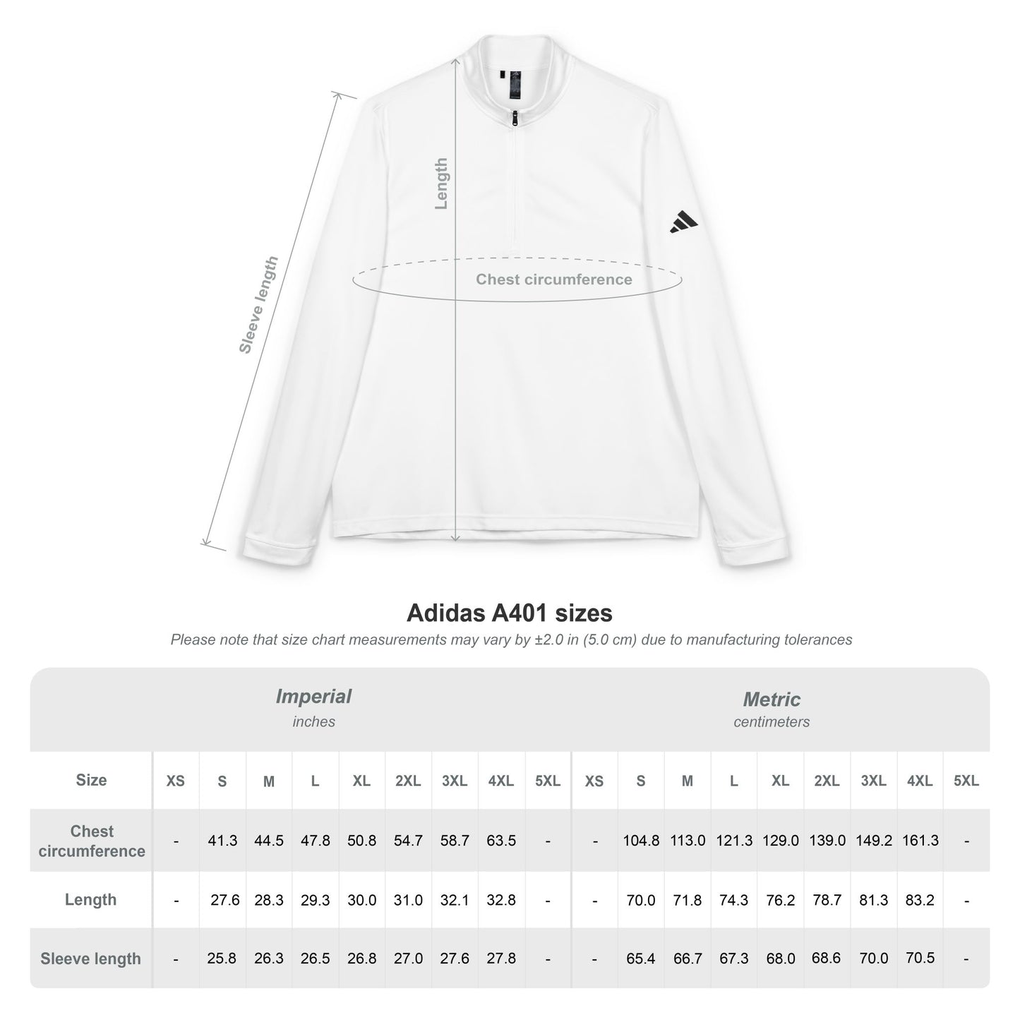adidas® Quarter-Zip Pullover (Embroidery)