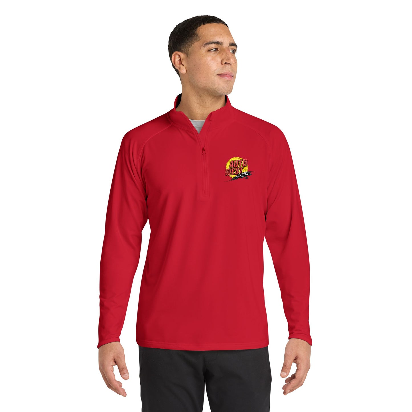 Men's Sport-Wick® Stretch Quarter-Zip Pullover (Embroidery)
