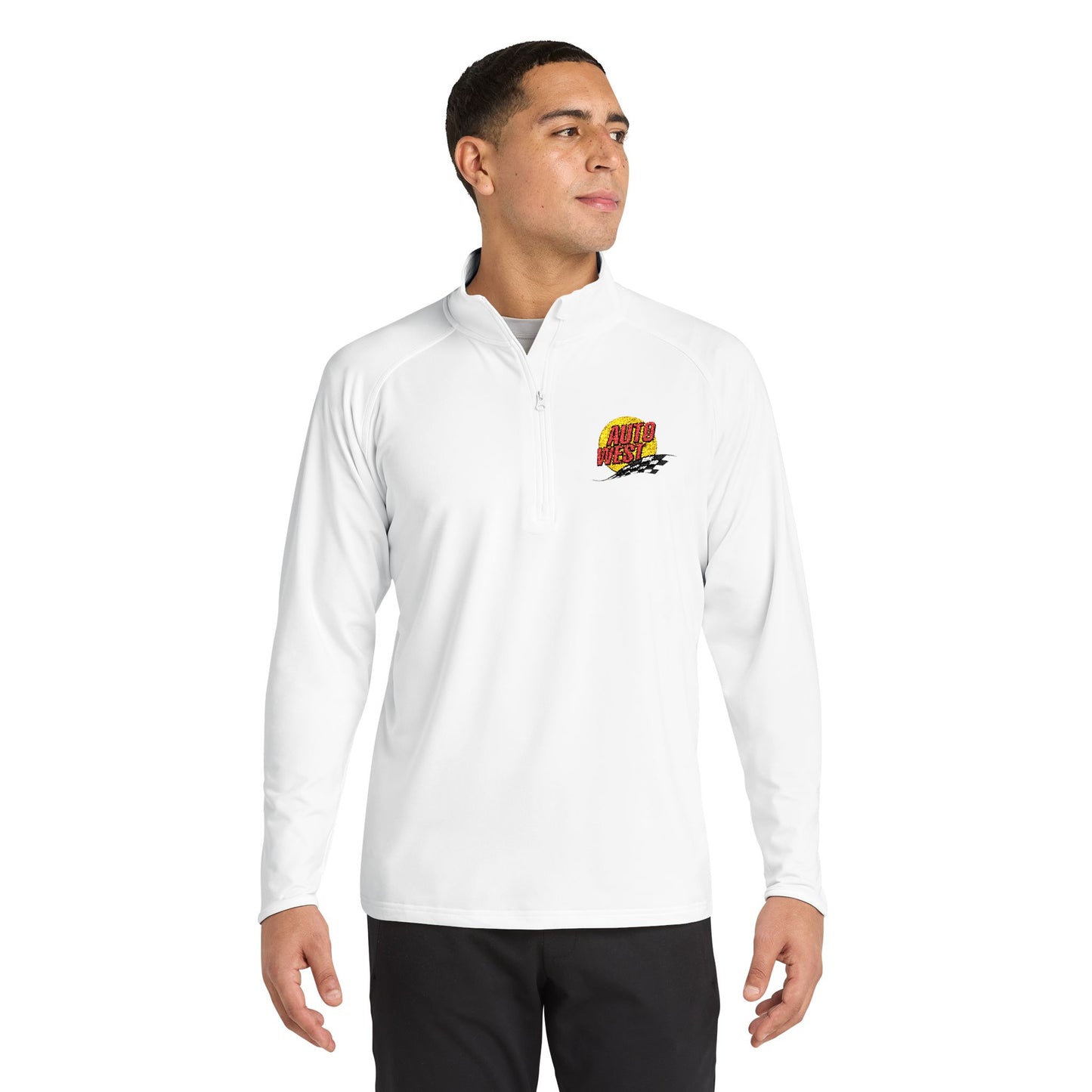 Men's Sport-Wick® Stretch Quarter-Zip Pullover (Embroidery)